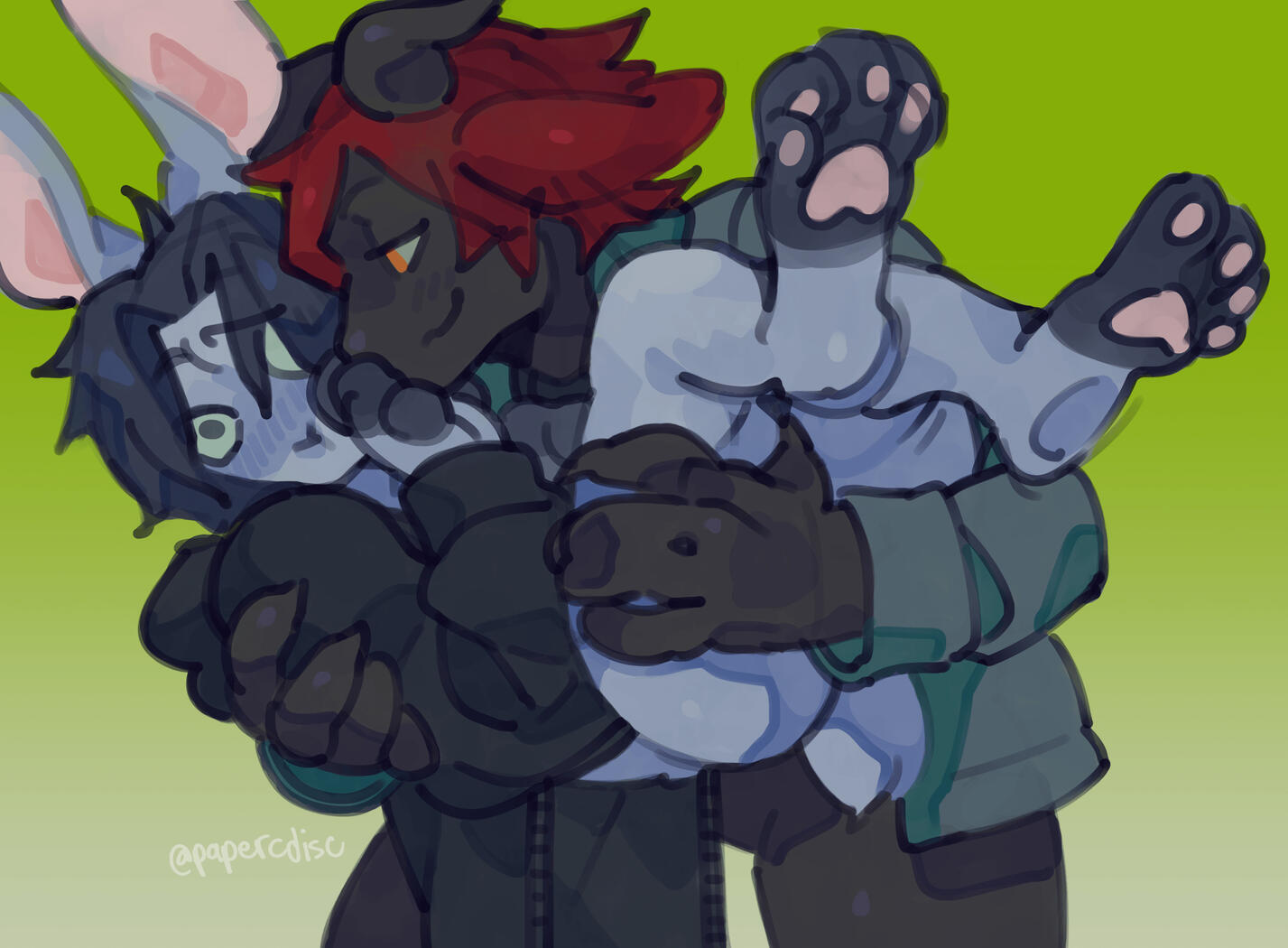 Full Body (full color) + extra character - $75